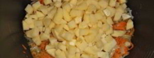 суп с ребрышками в мультиварке. Шаг 2