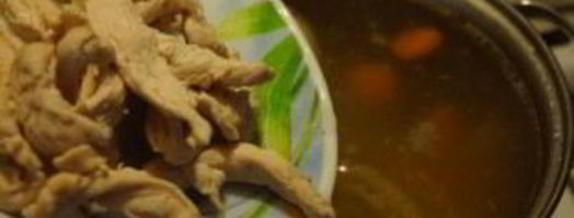 суп с рисовой лапшой. Шаг 3