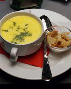 Сырный суп-пюре