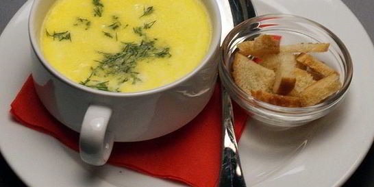 Сырный суп-пюре