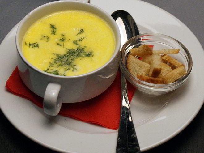 Рецепт сырного супа-пюре