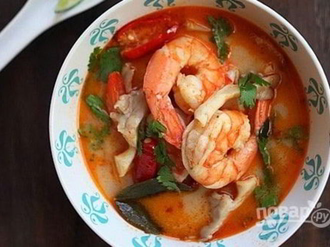 Рецепт тайского супа тома яма