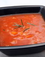 Томатный суп с тыквой