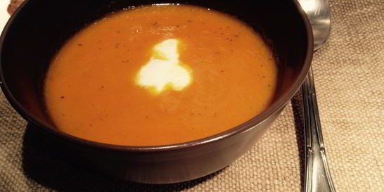 Тыквенно-цитрусовый суп