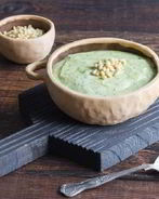 Витаминный суп со шпинатом и брокколи