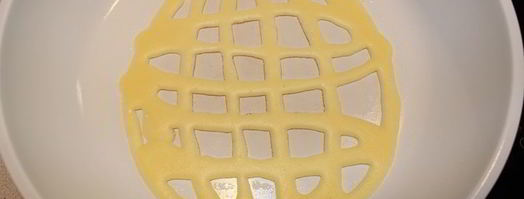 ажурные блинчики с начинкой. Шаг 6