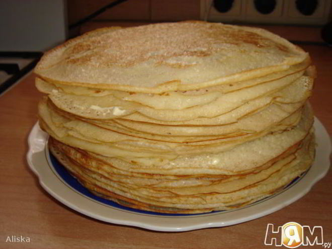 Рецепт блинчиков ажурных