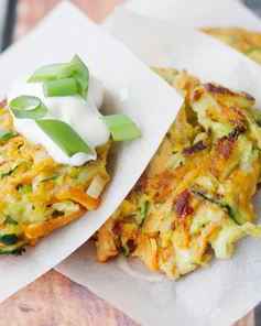 Блинчики из кабачков и моркови