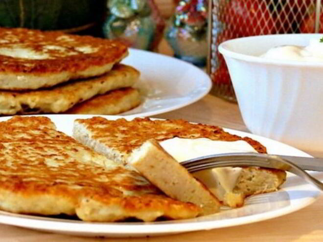 Рецепт блинчиков из куриного филе с сыром