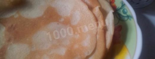 блинчики на рисовой муке с крахмалом. Шаг 4