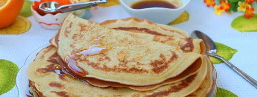 блинчики с апельсиновой цедрой. Шаг 5