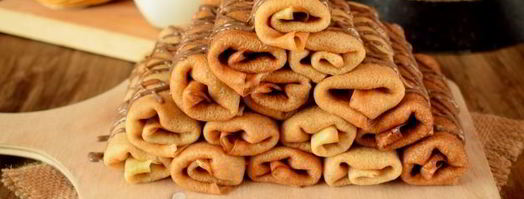 блинчики с банановой начинкой. Шаг 18