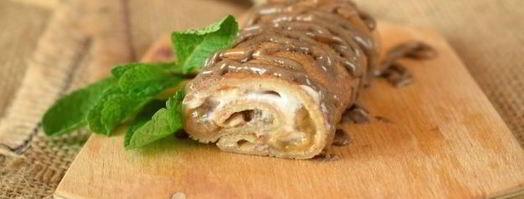 блинчики с банановой начинкой. Шаг 19