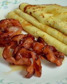 Блинчики с беконом