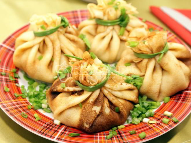 Рецепт блинчиков с фаршем