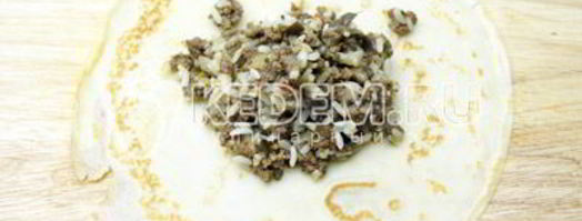 блинчики с фаршем. Шаг 4