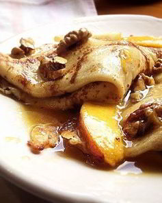 Блинчики с грушей