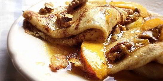 Блинчики с грушей