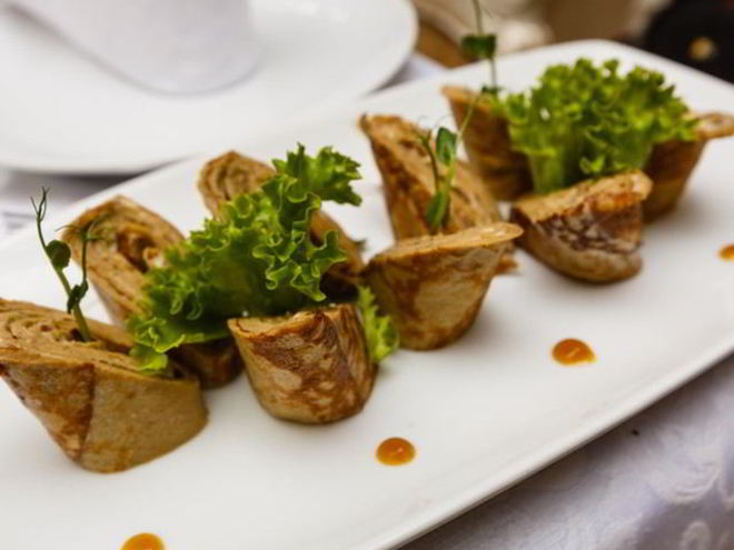 Рецепт блинчиков с куриной печенью