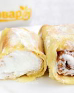 Блинчики с творогом в духовке со сметаной