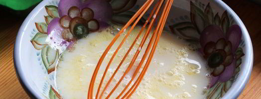 блинчики с ветчиной и яйцом. Шаг 2