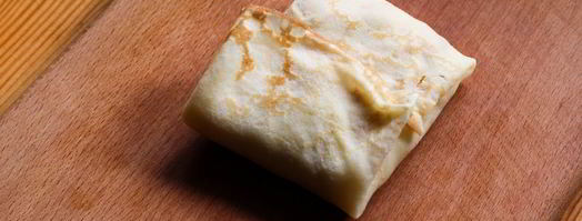 блинчики с ветчиной и яйцом. Шаг 11