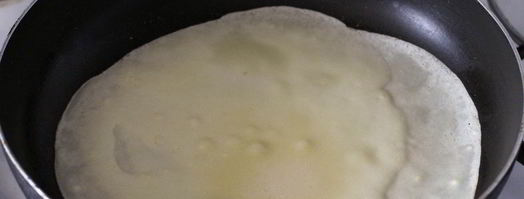 блинчики с ветчиной и яйцом. Шаг 8