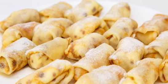 Блинчики с ягодной начинкой