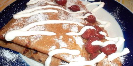 Блинчики Вишня в шоколаде