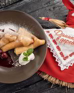 Блинчики заварные со сметаной