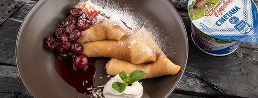 блинчики заварные со сметаной. Шаг 5