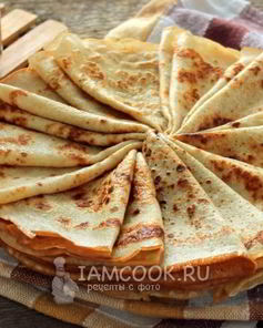 Блины арахисовые