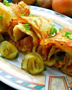 Блины из таркованной массы