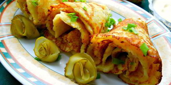 Блины из таркованной массы