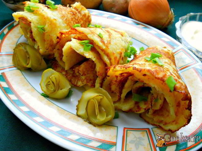 Рецепт блинов из таркованной массы