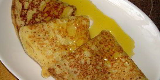 Блины кукурузные заварные к Масленице