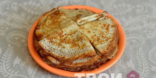 Блины на кислом молоке