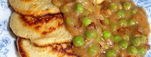 блины на пиве с зеленым горошком. Шаг 11