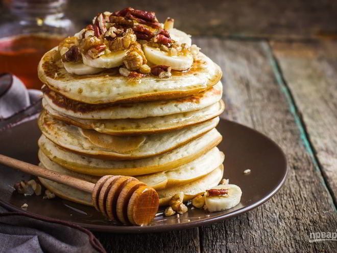 Рецепт блинов на простокваше