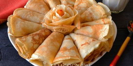 Блины на топленом молоке