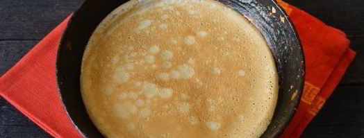 блины на топленом молоке. Шаг 12