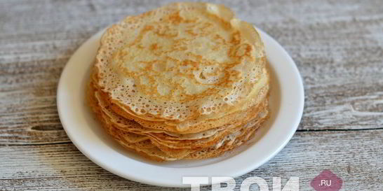 Блины на воде