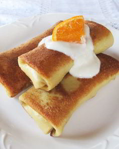 Блины с апельсином