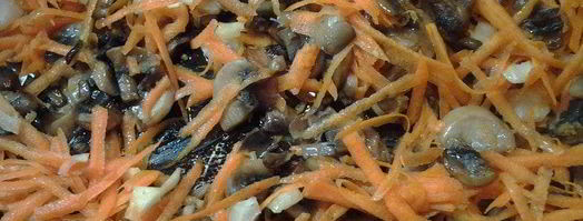 блины с картофельно-грибной начинкой. Шаг 3