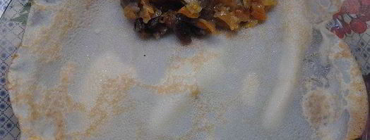 блины с картофельно-грибной начинкой. Шаг 5