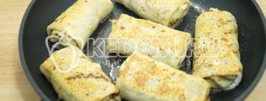 блины с луком и яйцом. Шаг 13