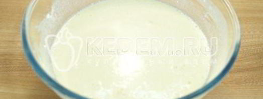 блины с луком и яйцом. Шаг 4