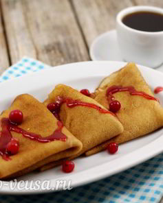 Блины с медом