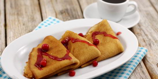 Блины с медом