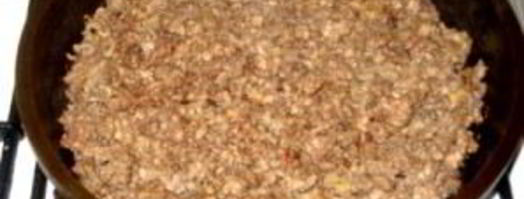 блины с мясом и рисом. Шаг 4